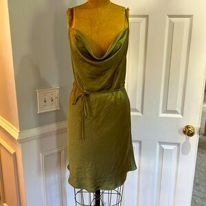 Cowl Neck Slip Dress